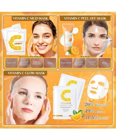 28 Pcs Valentine's Day Vitamin C Skin Care Set Skincare for Girls 10-12 Complete Skincare Routine for Deep Clean Soft and Hydrated Skin Ideal Gift for Teen Girls 28Pcs Vitamin C - Buy Online on GoSupps.com
