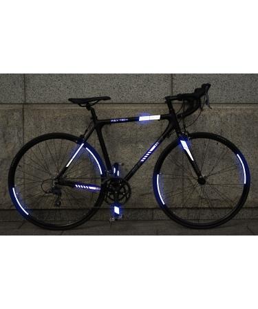 P.S.V Technology Stripes Full Kit Reflector kit for Bicycle Frame and Wheel Reflect Improve Visibility at Night and Bad Weather White