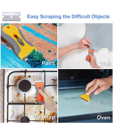 2 PCS Ceramic Hob Oven Cleaning Tool Non Scratch + 20 Replacement Parts for Glass Stove - Induction Cooktop Decals Stickers - Buy Online on GoSupps.com
