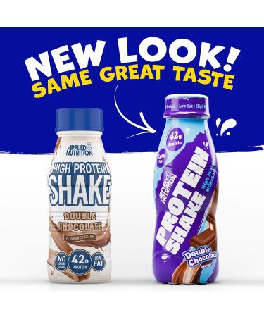 Applied Nutrition Protein Shakes Ready to Drink High Protein Shake Protein Drink with 20g Protein Low Fat Protein Drinks Shake Bottle - Buy Online on GoSupps.com