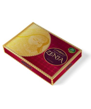 Zenia 100% Natural Henna Paste Hair Dye Cones - 12 Pack, Reddish Brown Color - Buy Online on GoSupps.com