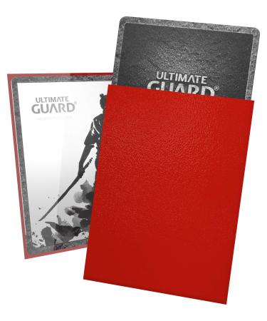 Ultimate Guard Katana Sleeves Standard Size Red (100) Standard Red