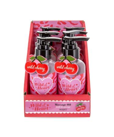 MAD Beauty Wild at Heart Massage Oil - Wild Cherry Scent | Luxurious Hydrating Body Oil | Cruelty-Free Relaxation Gift - Buy Online on GoSupps.com