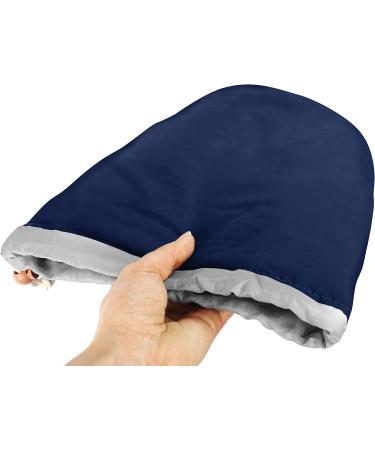 Mygadget Large Cultural Cosmetic Bag | Travel Barrel Wash Bag for Women - Blue Makeup Organizer - Buy Online on GoSupps.com
