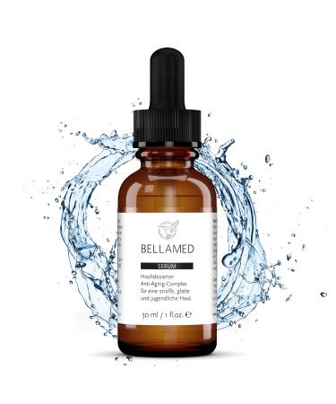 Bellamed - Vitamin C Serum |High dose |With hyaluronic acid + aloe vera |Vegan natural anti-aging + anti-fold facial folding for tightening skin care