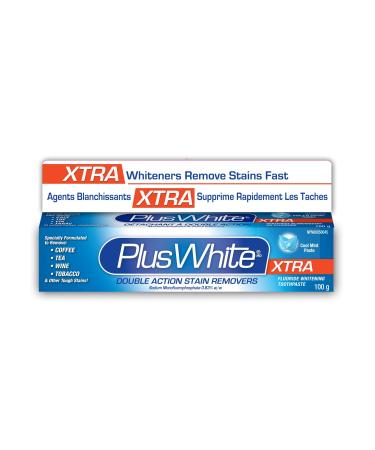 Plus White Whitening + Protection Toothpaste Xtra Whitening Power Cool & Crisp Mint 3.5 oz (Pack of 6)