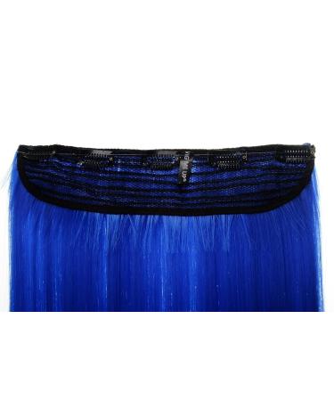 WIG ME UP YZF-3177-TF2517 Wide Hair Extension - 5 Clip Straight Neon Blue Hairpiece for International Shipping - Buy Online on GoSupps.com