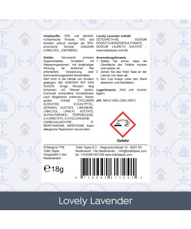Eco-Friendly Toilet Tapes Box Set - 14 Lavender Scented Tablets 90% Less Plastic 160+ Rinsing Uses - Enhance Your Bathroom Fragrance - Buy Online on GoSupps.com
