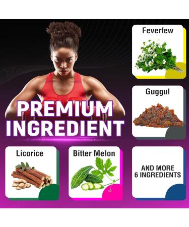 CIVIMUNA Feverfew Capsules with Feverfew Guggul Licorice and More - 90 Capsules for 3 Months Supply - Buy Online on GoSupps.com