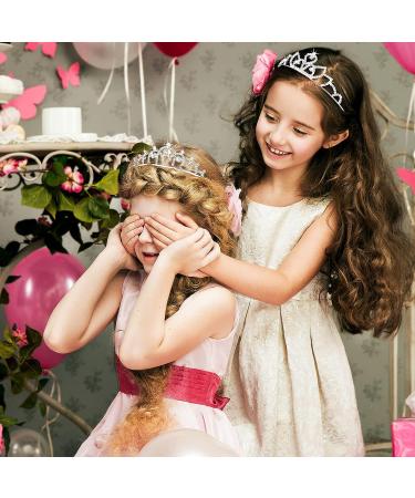 Hicarer 20 Pieces Silver Crystal Rhinestone Crown Headband for Girls - Perfect for Birthday, Prom, Pageant & Wedding - Buy Online on GoSupps.com