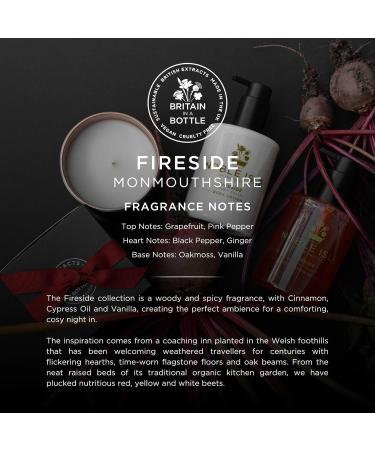 Luxury Men's Fireside Bath & Shower Gel | Vegan & Paraben Free Body Wash with Fine British Fragrance Oils (8.45 oz - Buy Online on GoSupps.com