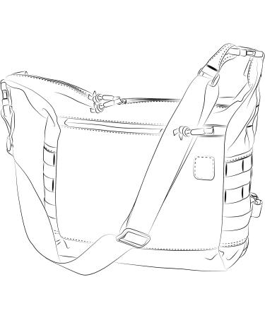 Helikon-Tex Bushcraft Line Satchel - Shadow Grey | Premium Outdoor Gear for Adventurers - Buy Online on GoSupps.com