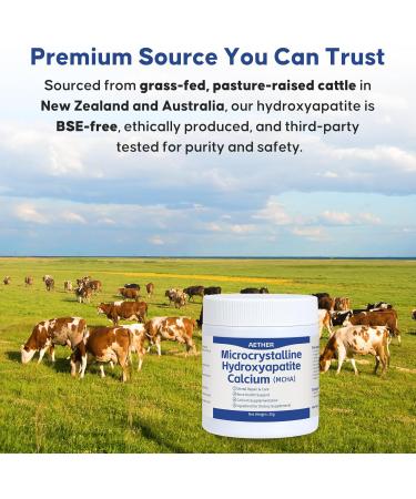 Microcrystalline Hydroxyapatite (MCHA) Powder Non-Nano Natural Calcium Phosphate Bovine-Derived Raw Ingredient Fine Powder for Formulation & DIY Use 1.06 oz (30g) - Buy Online on GoSupps.com