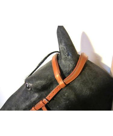 PS Horse Articles Anatomic Bridle Arrimar - Bitless & Snaffle Headpiece for Cob - Cognac-Hazelnut Color | International Shipping - Buy Online on GoSupps.com