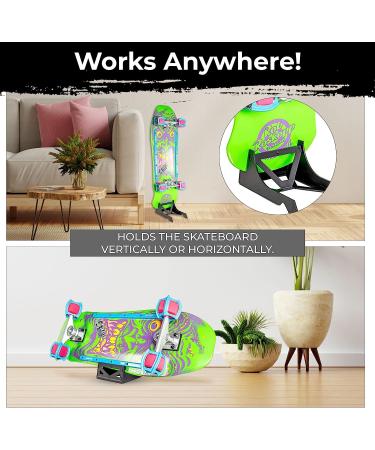 Origami Skateboard Stand by Skater Trainers - Store, Display, and Protect Your Skateboards - Made in USA - Black - Buy Online on GoSupps.com