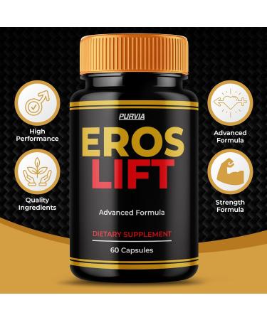 (3 Pack) Eros Lift Capsules ErosLift Supplement For Men Energy & Power Support Capsulas Ultra Men's Performance Pills Natural Active Health Workout Drive Fitness Endurance & Stamina (180 ct) - Buy Online on GoSupps.com