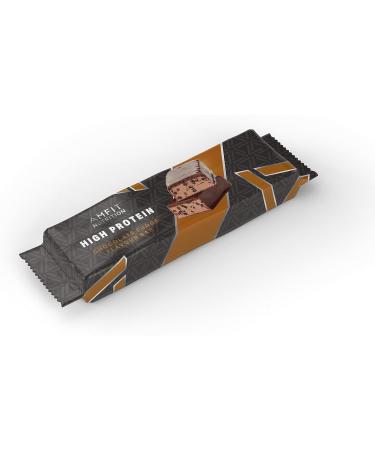 Amfit Nutrition Protein Bar - Low Sugar Chocolate Fudge 19.6g Protein 12-Pack (60g) | International Shipping Available - Buy Online on GoSupps.com