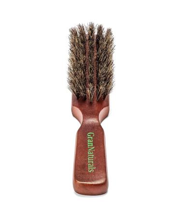 GranNaturals Soft Boar Bristle Hair Brush for Men - Ideal for Styling Beards, Fades, Waves, and Thinning Hair - Buy Online on GoSupps.com