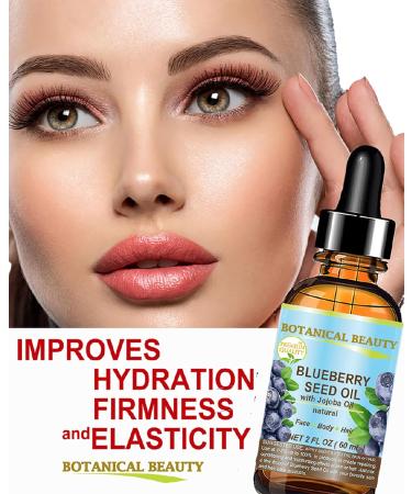 Botanical Beauty BLUEBERRY SEED OIL Virgin Unrefined Cold-Pressed Carrier Oil 1 Fl.oz.- 30 ml for Face Dry Skin Body Hair Nails Anti-Aging Moisturizer - Buy Online on GoSupps.com