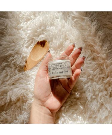 Little Seed Farm All Natural Deodorant Cream Aluminum Free Deodorant for Women or Men 2.4 Ounce - Grapefruit Lemon + Applicators Bundle - Buy Online on GoSupps.com