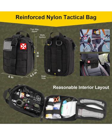 248PCS Survival First Aid Kit - Tactical Gear for Camping & Outdoor Activities - Buy Online on GoSupps.com