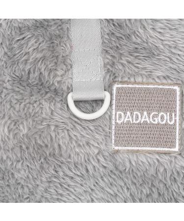 Zunea Fleece Winter Jacket for Small Dogs | Warm Gray Coat & Sweater for Cold Weather | Soft & Fuzzy Clothing with D-Ring for Chihuahua & Cats - XXL - Buy Online on GoSupps.com