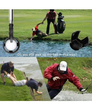 Prowithlin 9ft Stainless Telescopic Golf Ball Retriever w/Pick Up Grabber Claw - Perfect Golf Gift for Men - Buy Online on GoSupps.com