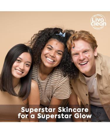 Shop LivaClean 240 CT Neutrals Pimple Patches | Salicylic Acid & Tea Tree Acne Treatment | Cute Star Hydrocolloid Zit Patch for Effective Healing - Buy Online on GoSupps.com