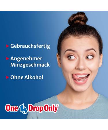 One Drop Only 500ml Antibacterial Mouthwash - Alcohol-Free CPC Formula for Fresh Breath | Daily Oral Care - Buy Online on GoSupps.com