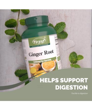 VORST Ginger Root 1200mg Per Serving 180 Vegan Capsules | Helps Support Digestion | Migraines Nausea & Inflammation Supplement | For Men & Women | Powder Pills | 1 Bottle 180 count (Pack of 1) - Buy Online on GoSupps.com