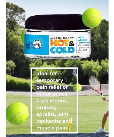 Miracle Hot & Cold with Arnica and Essential Oils - 2 Bottles - 4 oz JAR - Buy Online on GoSupps.com