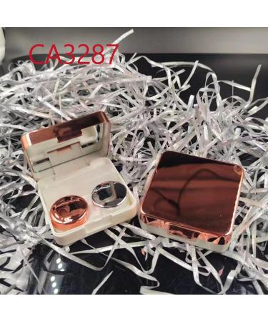 4pcs Portable Contact Lens Case Set with Mirror Tweezers Remover Tool & Solution Bottle - Ideal for Travel & Home Use - Buy Online on GoSupps.com