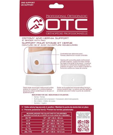 OTC Ostomy Abdominal Binder - Stoma Support & Hernia Colostomy - X-Large 9 Belt 2 Opening Pad | International Shipping - Buy Online on GoSupps.com