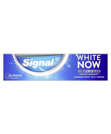 Signal White Now Whitening Toothpaste Extra Shine Soothing Clinically Proven Effectiveness Color Corrector 75 ml