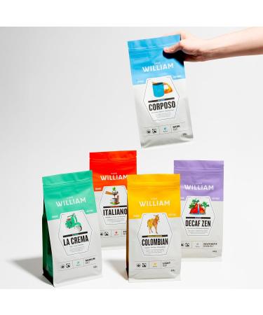 LA CREMA Whole Bean Organic Coffee | Medium Roast | Specialty Grade Espresso Machines Grinder | Sustainably Roasted in Canada | Caf William | Caf Biologique en grains - 650 g (pack of 2) LA CREMA 650 g (Pack of 2) - Buy Online on GoSupps.com