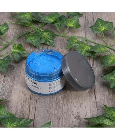 Lurrose Hair Color Wax Easy Cleaning Matte Hairstyle Coloring Material Disposable Hair Ashes for Halloween Party Graduation (Blue) - Buy Online on GoSupps.com