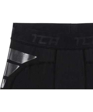 TCA Mens & Boys CarbonForce Pro Thermal Compression Underwear Shorts - Black XXL | Best International Shipping - Buy Online on GoSupps.com