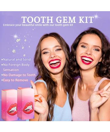 TYBEITAO Tooth Gem Kit - 8 Stylish Dental Stones for Party & Festival Makeup - Perfect Tooth Gem Set - Buy Online on GoSupps.com