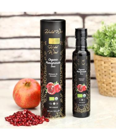 Herbal Wind Pomegranate Molasses 100% Natural Pomegranate Sour from Turkey Traditional Middle Eastern Ingredients Organic Sirup - 8.4 Fl Oz - Buy Online on GoSupps.com