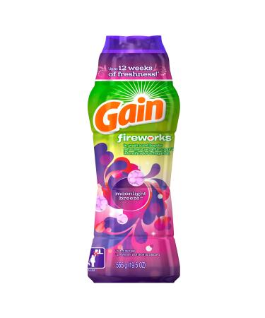 Gain Fireworks Laundry Scent Booster Beads Moonlight Breeze Scent 555 g