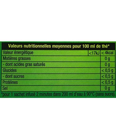Lipton Th Vert Menthe Intense Go t Intens ment Frais & Subtil Label Rainforest Alliance 60 Sachets Lot de 3x20 Sachets 3 20 Unit (Lot de 3) - Buy Online on GoSupps.com