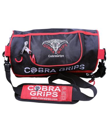 Cobra Grips Mini Gear Bag for Lifting Grips & Multipurpose More Adjustable Shoulder Strap (Black, One Size)