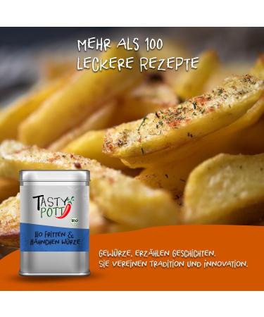 Jeske Sports Supplies Tasty Pott Organic fries and chicken herbs 30 grams herbs and cooking roasting and marinating fries splitting potatoes refining herbs 30 g 1er Pack - Buy Online on GoSupps.com