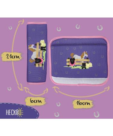 HECKBO Kids Car Seat Belt Pads - Horse Design - 1 Piece | Seat Belt Protectors for Kids and Babies - Buy Online on GoSupps.com