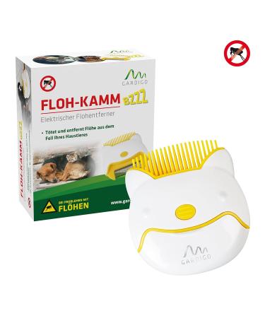 Gardigo Electric Flea & Lice Comb for Dogs & Cats - Poison-Free Suitable for Long & Short Hair - Buy Online on GoSupps.com