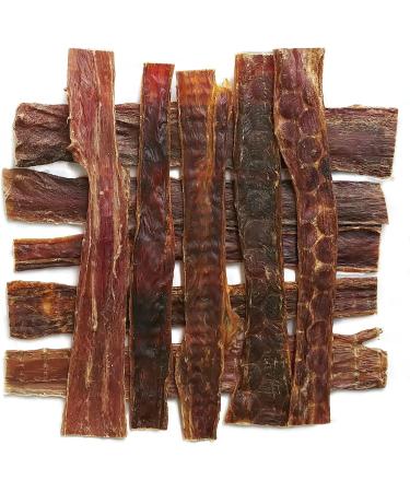 Burgham Beef Gullet Strips for Dogs & Puppies - Natural Dog Treats for Large or Medium Dogs - Oral Health Friendly Dog Chews - 12 Inches (10 Pack) - Buy Online on GoSupps.com