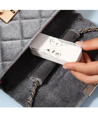 Portable Travel Tooth Floss Donors - 4 Pack with 48 Reusable Dental Floss Picks | Automatic Dispensing Case for Oral Hygiene - Buy Online on GoSupps.com