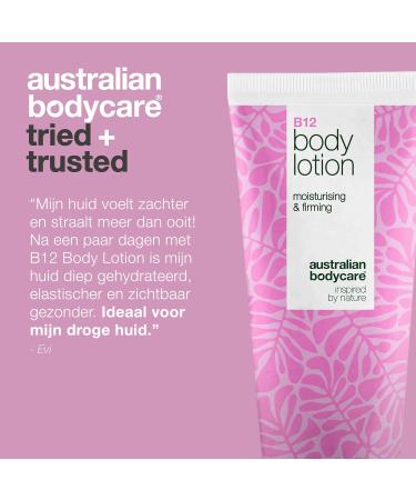 Australian Bodycare Vitamin B12 Body Lotion for Dry Skin Intensive hydration and elasticity with Vitamin B12 Niacinamide Urea and collagenboosting peptides - Buy Online on GoSupps.com