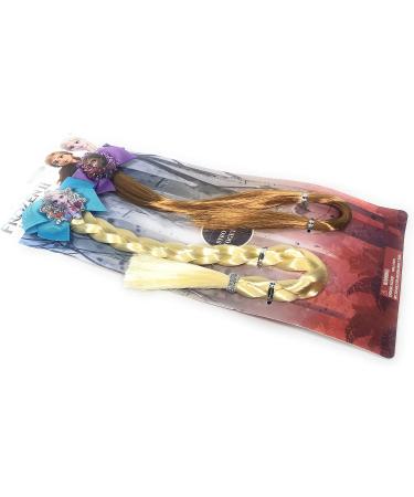 Disney Frozen II Elsa & Anna Faux Hair Clip Set (2-Pack) for Girls - Buy Online on GoSupps.com