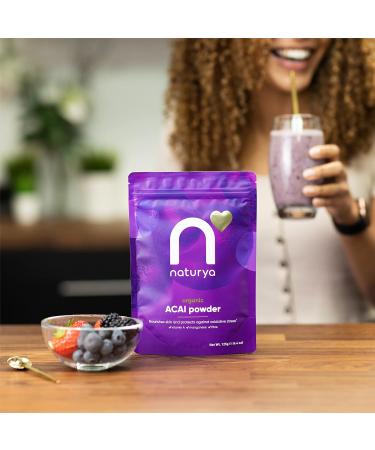 Naturya Organic A a Powder - Wild-Harvested Superfood Rich in Manganese & Vitamin A - 125g Pouch - Buy Online on GoSupps.com
